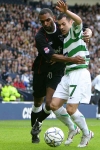 Celtic v Dunfermline Athletic 19th March 2006. Frederic Daquin v Ross Wallace.