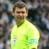 Celtic v Dunfermline Athletic 19th March 2006. Match referee Stuart Dougal.