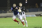 Cowdenbeath v Pars 12th February 2013. Andy Kirk held back. (1of2)