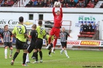 Pars v Stranraer 31st August 2013. David Mitchell makes another save.
