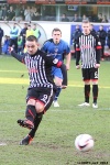Pars v Stranraer 11th January 2014. Ryan Wallace sees this effort from the spot saved.