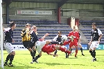 Raith Rovers v Pars 9th July 2005 (pre-season). Maciej Nuckowski (trialist) attempting an overhead kick.