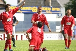 Raith Rovers v Pars 9th July 2005 (pre-season). Gary Mason can`t believe it and neither can we!