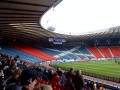 Pre-match at Hampden April 2009