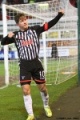 Administrator Bryan Jackson takes in the game. Pars v Cowdenbeath 20th April 2013.