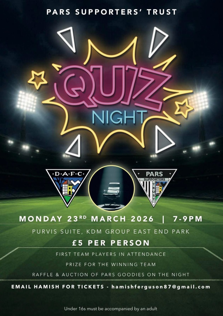 PST Quiz Night Monday 23rd March 7-9pm