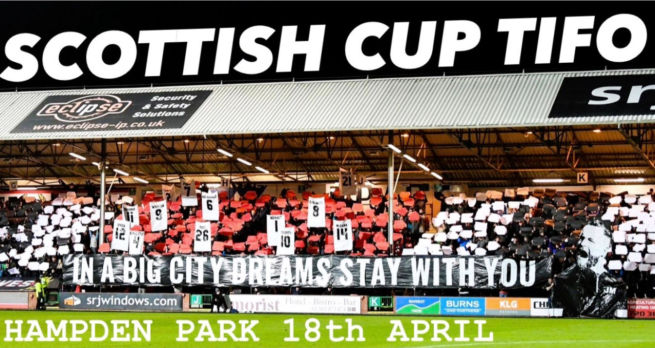 Scottish Cup Semi-Final TIFO