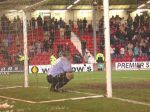 Pars v Livingston 5th Febuary 2003 (Scottish Cup 3rd Round replay ) Despair from Livingston goalkeeper David McEwan