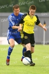 Dumbarton v Pars 21st July 2007. Stephen Simmons in action..