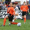 Pars v Dundee Utd. 24th Sep 2005. Liam Horsted lets fly with a shot.