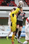 Cowdenbeath v Pars 12th February 2013. Ryan Wallace v Dean Brett.