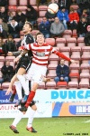 Pars v Hamilton Academical 2nd February 2013. Jordan McMillan v Louis Longidge.