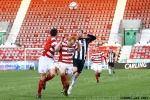 Pars v Hamilton Academical 2nd February 2013. Andy Kirk in action.