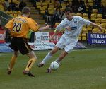 Livingston v Pars 27th March 2004. Andrius Skerla (DAFC.net Man of the Match).
