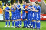 Livingston v Pars 2nd January 2008. Minutes applause for Phil O` Donnell.
