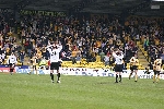 Livingston v Pars 30th April 2005. Despair as the second goal goes in.