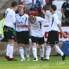 Pars v Bristol Rovers 24th July 2007. Tam McManus celebrates!
