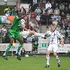 Pars v Celtic 28th August 2005. Derek Young v Mo Camara.