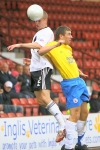Pars v Hamilton Academical 20th October 2007. Calum Woods in action.
