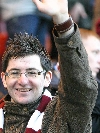 Pars v Hearts 14th January 2005. Resident Jambo HMFC Liam.
