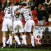 Pars v Hibs (CIS Cup QF) 8th November 2005. More celebrations from Burchill