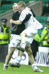 Pars v Livingston 25th January 2006. Noel Hunt and Craig Wilson.