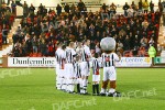 Pars v Livingston 30th December 2008. A minutes applause for the late great Pars Legend George Miller.