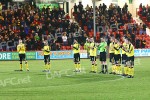 Pars v Livingston 30th December 2008. A minutes applause for the late great Pars Legend George Miller.