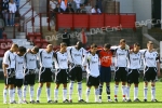 Pars v St Johnstone 2nd September 2007. Minutes silence for the late William Cunningham.