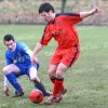 Queen of the South Supporters v Dunfermline Athletic Supporters Team. 15th March 2008. Stoo Meldrum in action.