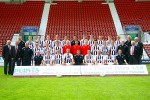 Dunfermline Athletic Squad and Directors 2008-2009.
