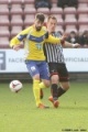 Pars v Stenhousemuir 8th March 2014. Andy Geggan v Darren Smith.